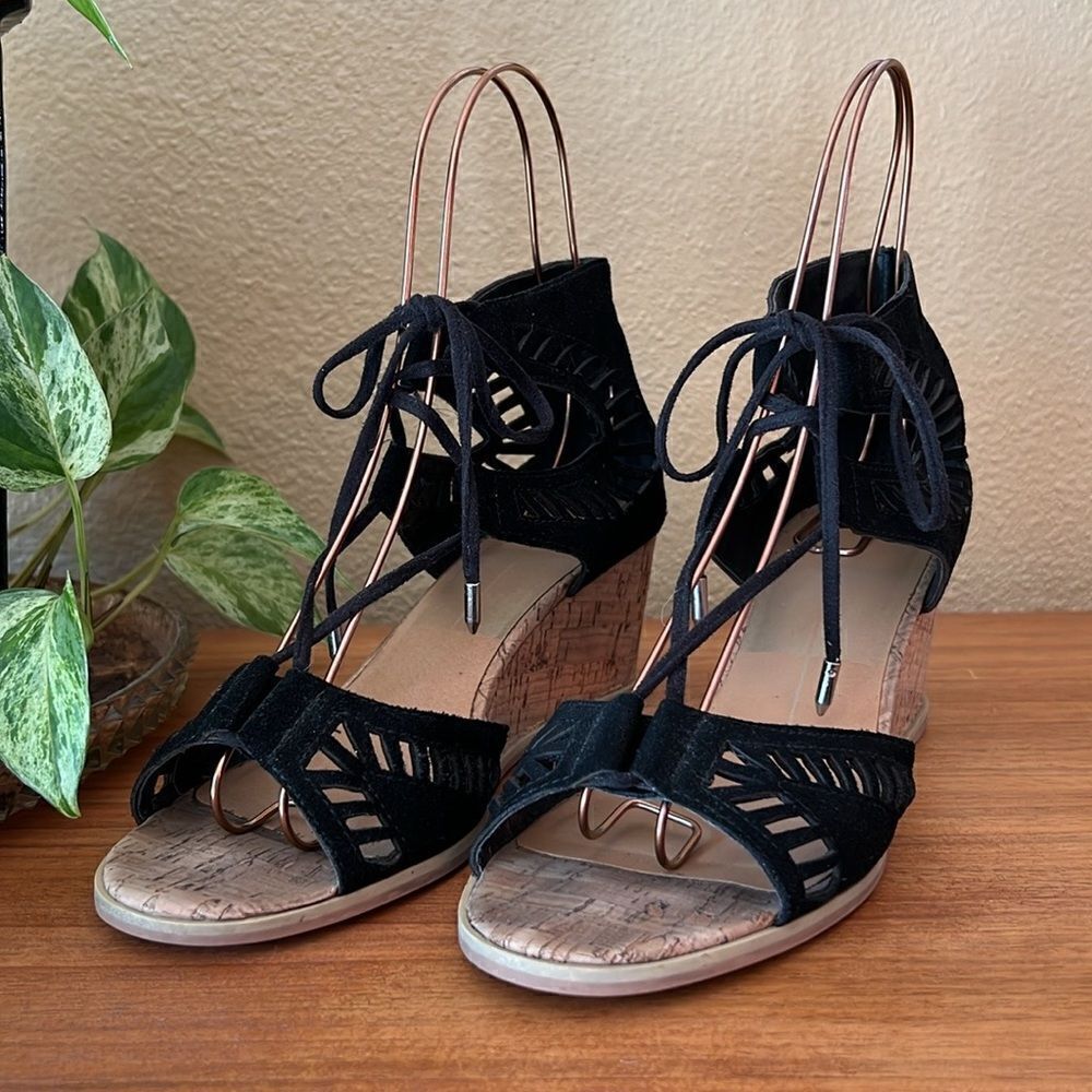 Dolce Vita Lina Cork Wedge Shoes